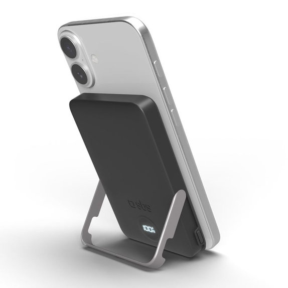 SBS - PowerBank 5000mAh, 20W, Power Delivery, Mag Stand, čierna