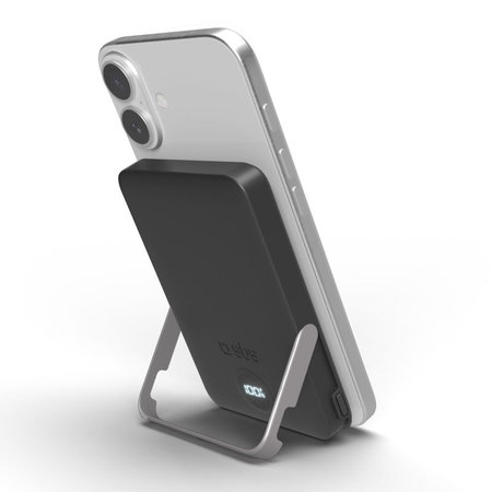 SBS - PowerBank 5000mAh, 20W, Power Delivery, Mag Stand, čierna