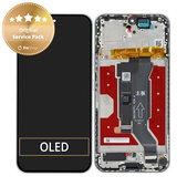 Honor 400 - LCD Displej + Dotykové Sklo + Rám (Meteor Silver) - 0235APNS Genuine Service Pack
