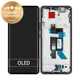 Xiaomi Poco X7 24095PCADG - LCD Displej + Dotykové Sklo + Rám (Black) - 5600010O16P00 Genuine Service Pack