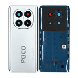 Xiaomi Poco X7 24095PCADG - Batériový Kryt (Silver) - 5600060O16P00 Genuine Service Pack