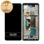 Motorola Edge 60 Fusion - LCD Displej + Dotykové Sklo + Rám (Amazonite) - 5D68C29879 Genuine Service Pack