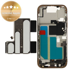 Stredný Rám s Batériou pre iPhone 16 Pro | Desert Titanium | ZD076-00691 | Genuine Apple