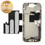 Stredný Rám s Batériou pre iPhone 16 Pro Max | White Titanium | ZD076-00694 | Genuine Apple