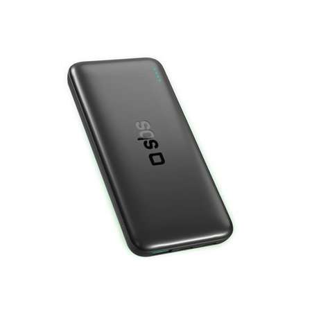 SBS - PowerBank 10000mAh, 10W, Infinity, LiFePO4, USB-C/USB-A, čierna