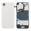 Apple iPhone 16e - Sklo Zadného Housingu + Sklíčko Kamery + Kovový Pliešok + Magsafe Magnet (White)