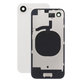Apple iPhone 16e - Sklo Zadného Housingu + Sklíčko Kamery + Kovový Pliešok (White)