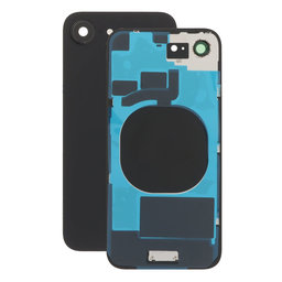 Apple iPhone 16e - Sklo Zadného Housingu + Sklíčko Kamery (Black)