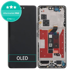 Honor 200 Pro - LCD Displej + Dotykové Sklo + Rám (Black) OLED