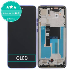 Motorola Edge 50 Neo - LCD Displej + Dotykové Sklo + Rám (Nautical Blue) OLED