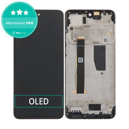 Motorola Moto G84 XT2347 - LCD Displej + Dotykové Sklo + Rám (Black) OLED