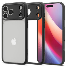 Spigen - Puzdro Ultra Hybrid pre iPhone 17 Pro, Matte Black