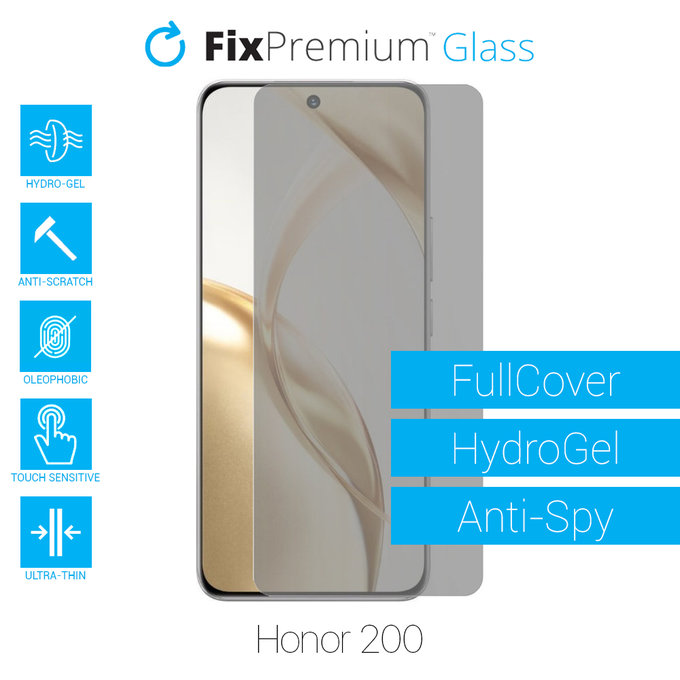 FixPremium HydroGel Anti-Spy - Ochranná Fólia pre Honor 200