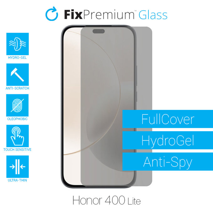 FixPremium HydroGel Anti-Spy - Ochranná Fólia pre Honor 400 Lite