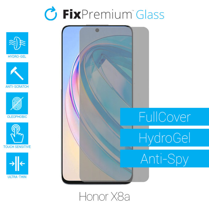 FixPremium HydroGel Anti-Spy - Ochranná Fólia pre Honor X8a