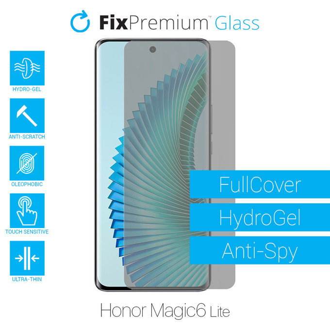 FixPremium HydroGel Anti-Spy - Ochranná Fólia pre Honor Magic6 Lite