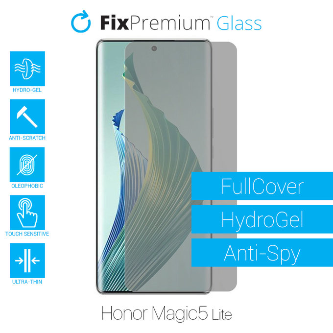FixPremium HydroGel Anti-Spy - Ochranná Fólia pre Honor Magic5 Lite