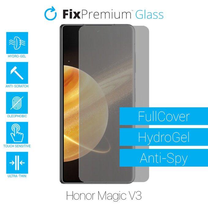 FixPremium HydroGel Anti-Spy - Ochranná Fólia pre Honor Magic V3