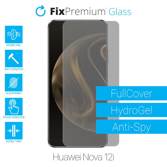 FixPremium HydroGel Anti-Spy - Ochranná Fólia pre Huawei Nova 12i