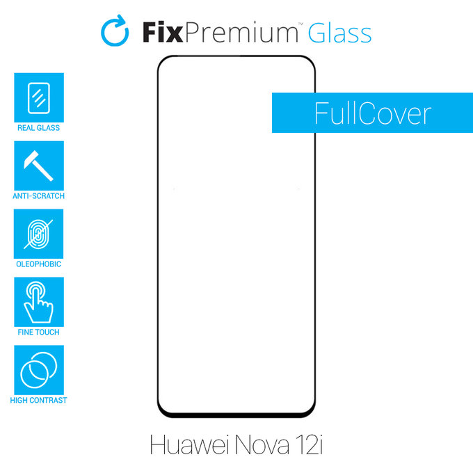FixPremium FullCover Glass - Tvrdené Sklo pre Huawei Nova 12i
