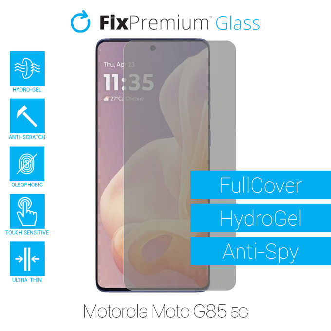 FixPremium HydroGel Anti-Spy - Ochranná Fólia pre Motorola Moto G85 5G XT2427