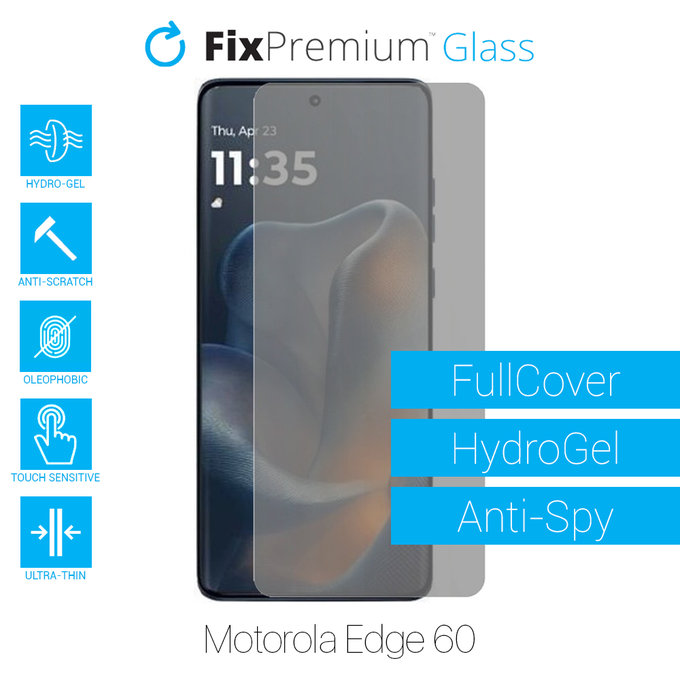 FixPremium HydroGel Anti-Spy - Ochranná Fólia pre Motorola Edge 60