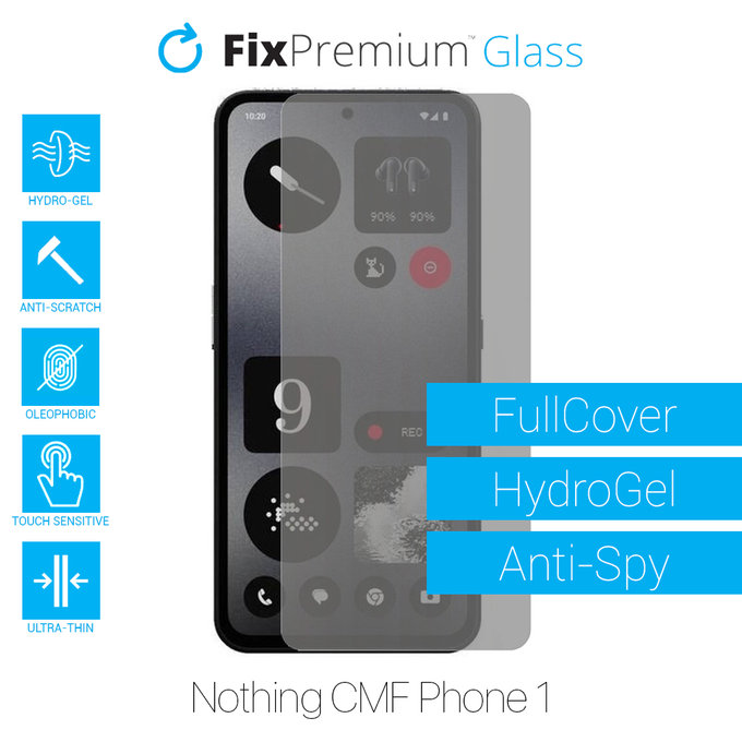 FixPremium HydroGel Anti-Spy - Ochranná Fólia pre Nothing CMF Phone 1