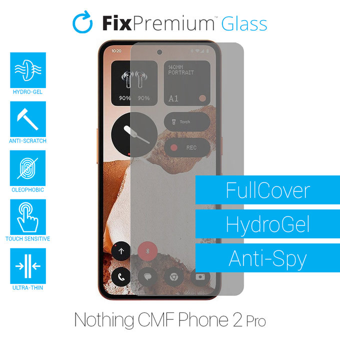 FixPremium HydroGel Anti-Spy - Ochranná Fólia pre Nothing CMF Phone 2 Pro