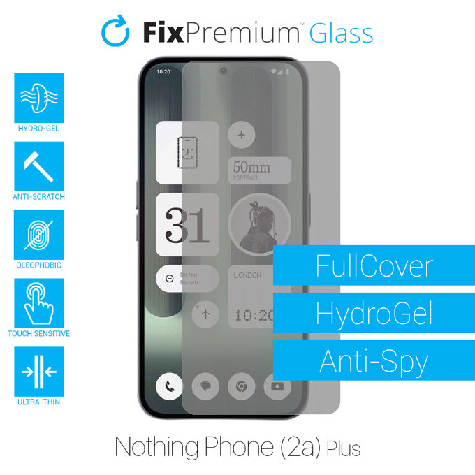 FixPremium HydroGel Anti-Spy - Ochranná Fólia pre Nothing Phone (2a) Plus