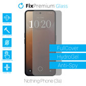FixPremium HydroGel Anti-Spy - Ochranná Fólia pre Nothing Phone (3a)