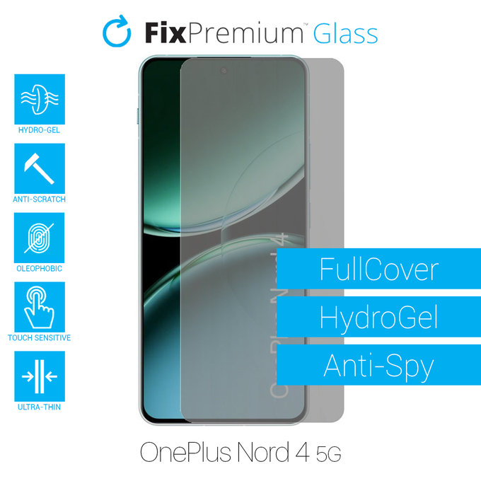 FixPremium HydroGel Anti-Spy - Ochranná Fólia pre OnePlus Nord 4 5G CPH2663