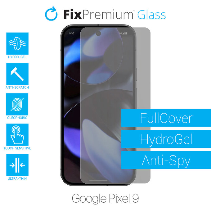 FixPremium HydroGel Anti-Spy - Ochranná Fólia pre Google Pixel 9
