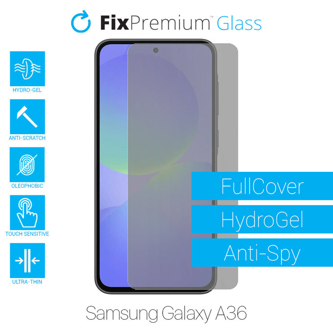 FixPremium HydroGel Anti-Spy - Ochranná Fólia pre Samsung Galaxy A36