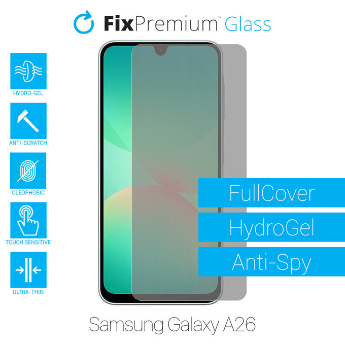 FixPremium HydroGel Anti-Spy - Ochranná Fólia pre Samsung Galaxy A26 A266E