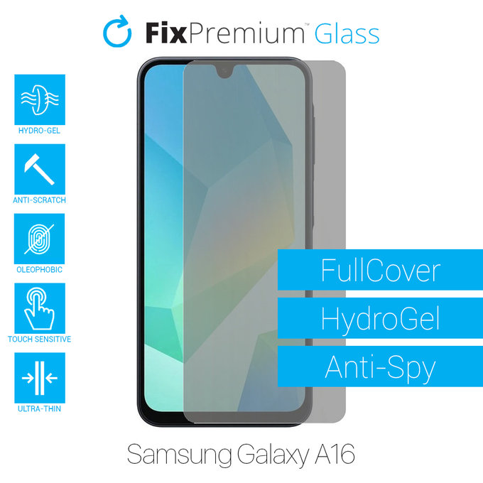 FixPremium HydroGel Anti-Spy - Ochranná Fólia pre Samsung Galaxy A16