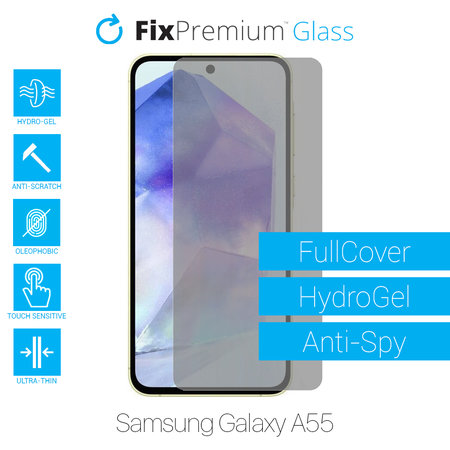 FixPremium HydroGel Anti-Spy - Ochranná Fólia pre Samsung Galaxy A55 A556B