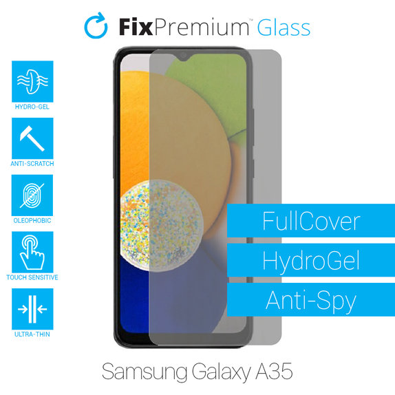 FixPremium HydroGel Anti-Spy - Ochranná Fólia pre Samsung Galaxy A35 A356B