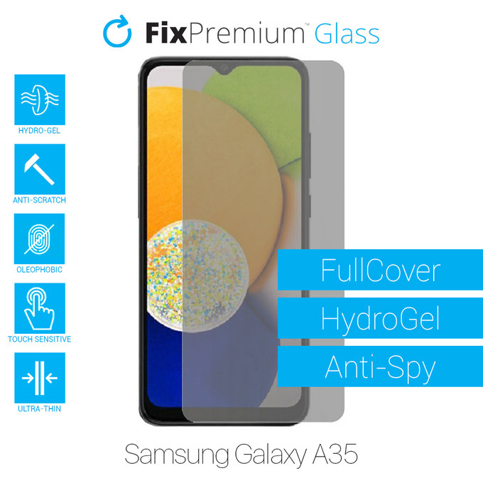 FixPremium HydroGel Anti-Spy - Ochranná Fólia pre Samsung Galaxy A35 A356B