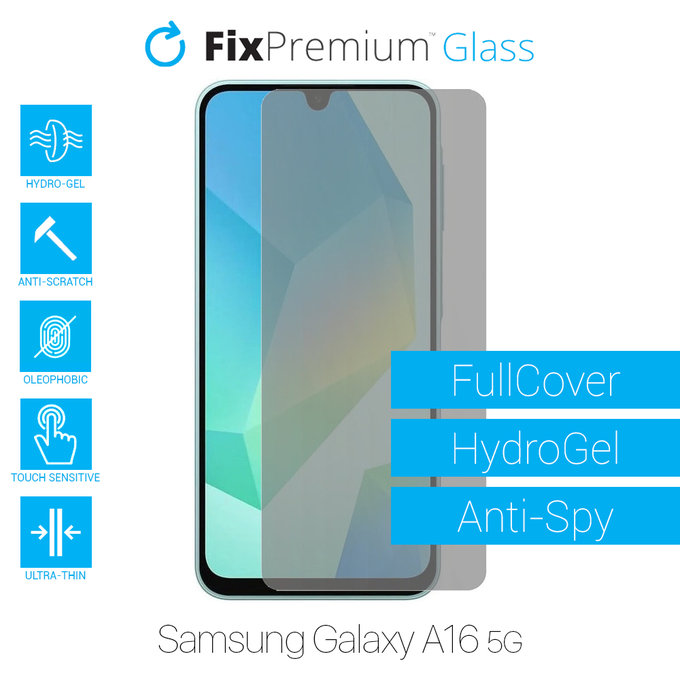 FixPremium HydroGel Anti-Spy - Ochranná Fólia pre Samsung Galaxy A16 5G
