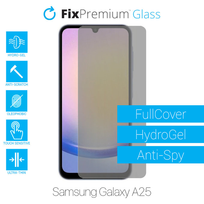 FixPremium HydroGel Anti-Spy - Ochranná Fólia pre Samsung Galaxy A25 A256