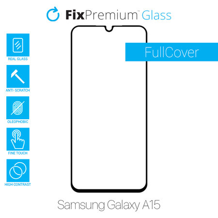 FixPremium FullCover Glass - Tvrdené Sklo pre Samsung Galaxy A15