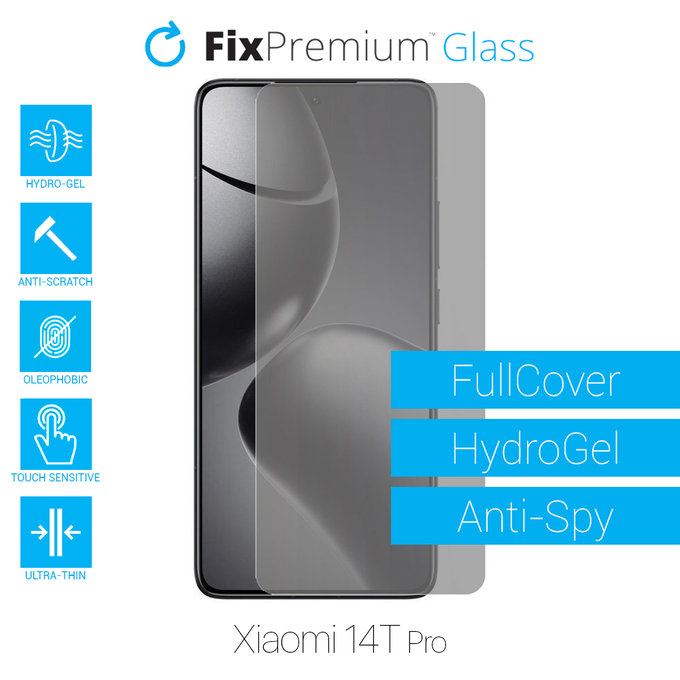 FixPremium HydroGel Anti-Spy - Ochranná Fólia pre Xiaomi 14T Pro