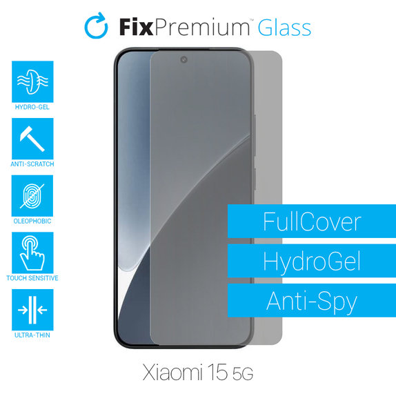 FixPremium HydroGel Anti-Spy - Ochranná Fólia pre Xiaomi 15 5G