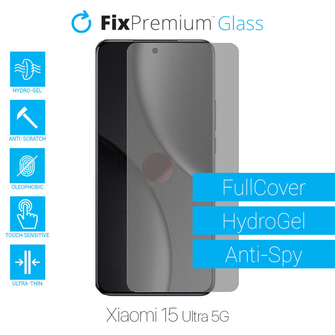 FixPremium HydroGel Anti-Spy - Ochranná Fólia pre Xiaomi 15 Ultra 5G