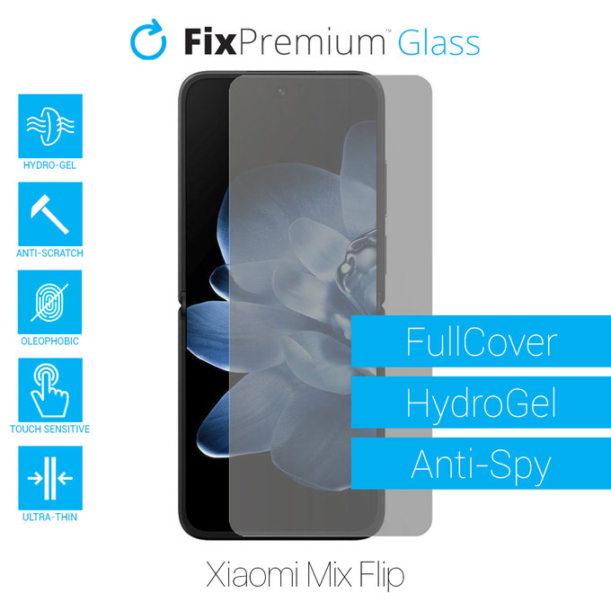 FixPremium HydroGel Anti-Spy - Ochranná Fólia pre Xiaomi Mix Flip 2405CPX3DC