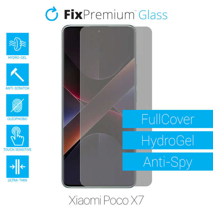 FixPremium HydroGel Anti-Spy - Ochranná Fólia pre Xiaomi Poco X7