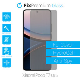 FixPremium HydroGel Anti-Spy - Ochranná Fólia pre Xiaomi Poco F7 Ultra