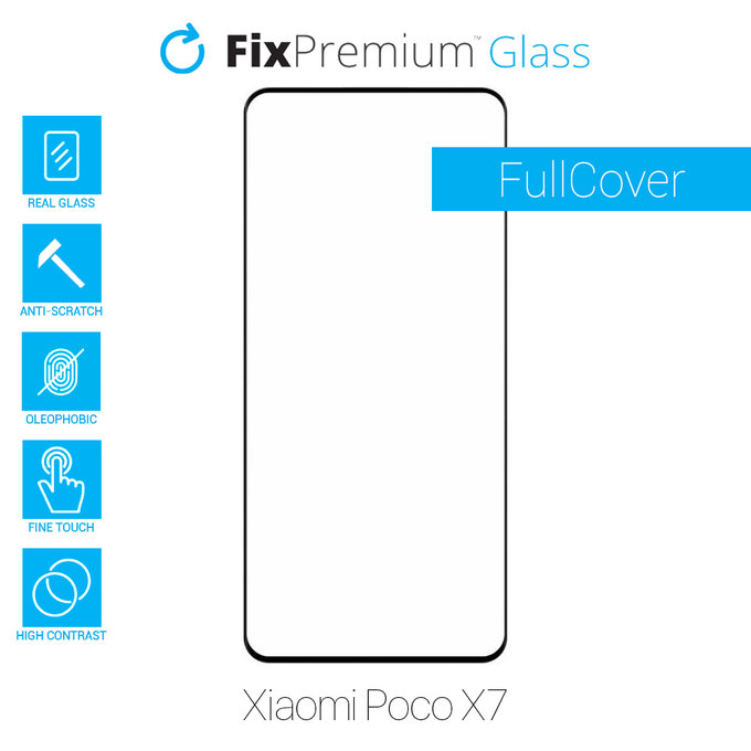 FixPremium FullCover Glass - Tvrdené Sklo pre Xiaomi Poco X7