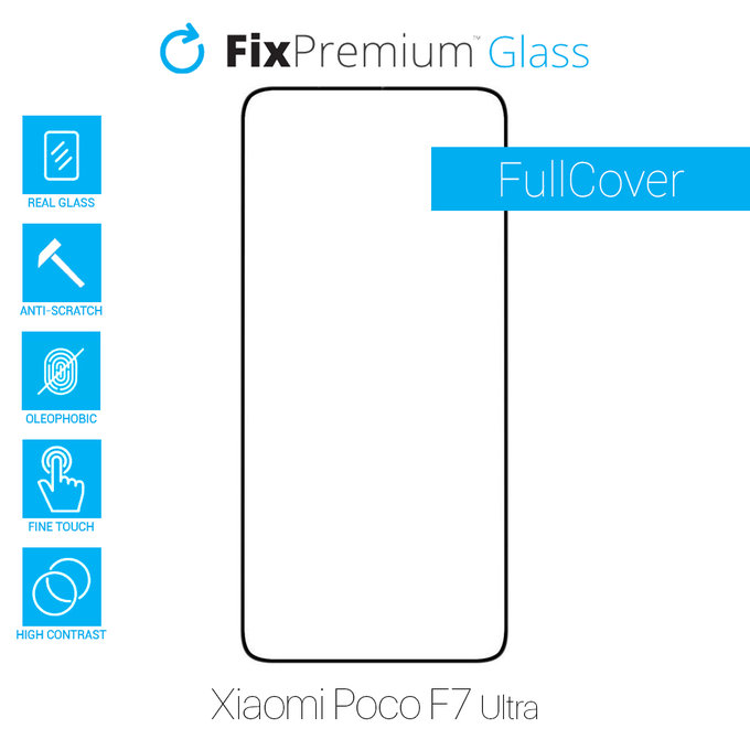 FixPremium FullCover Glass - Tvrdené Sklo pre Xiaomi Poco F7 Ultra