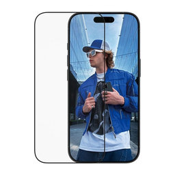 PanzerGlass - Tvrdené sklo UWF s aplikátorom pre iPhone 17/16 Pro, čierna